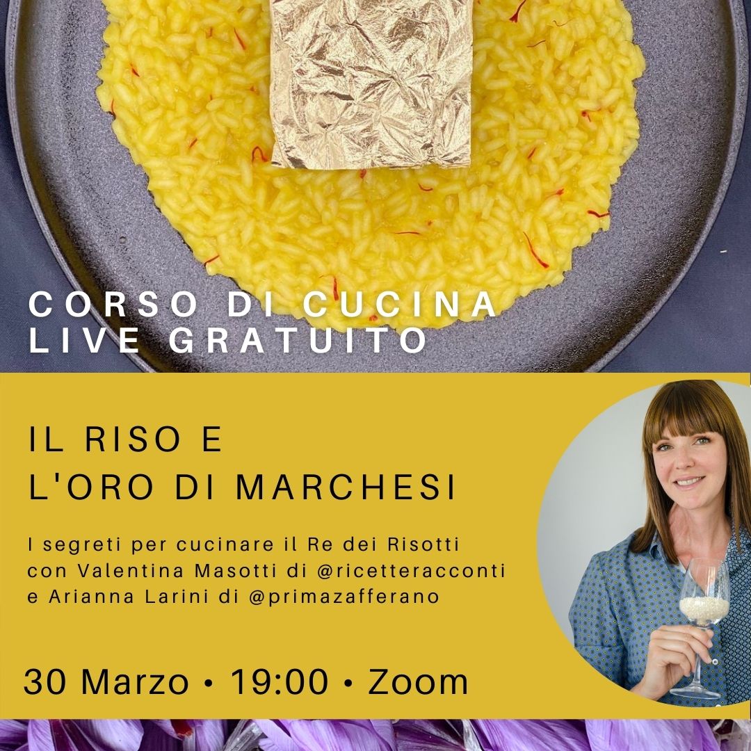 webinar risotto zafferano