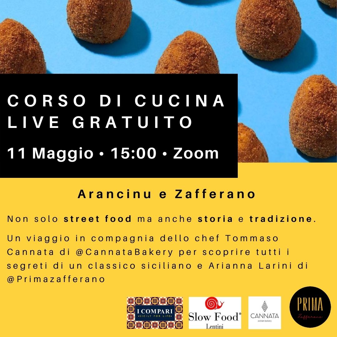 corso di cucina arancino e zafferano